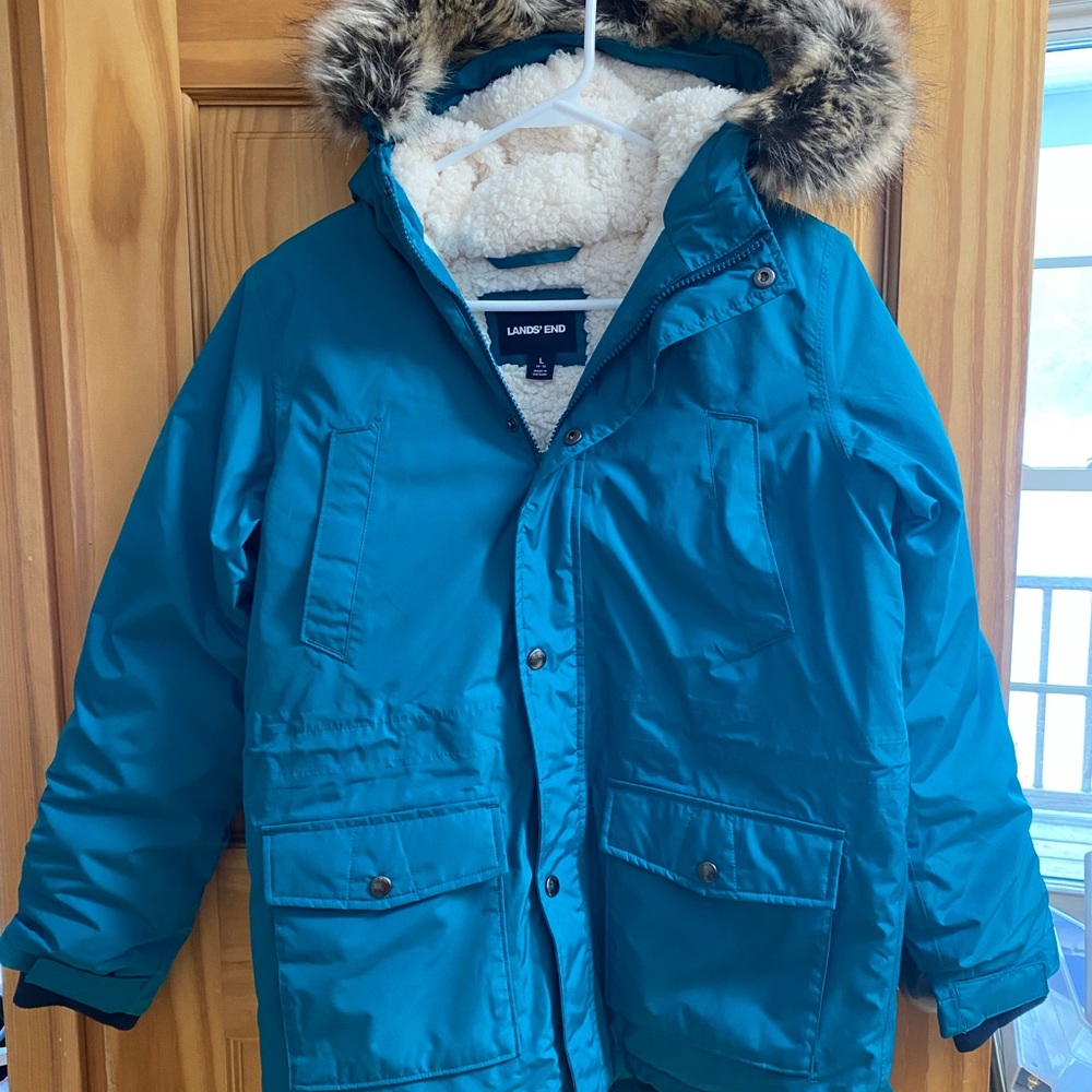 Lands’ End Girls Expedition Down Waterproof Winter Parka